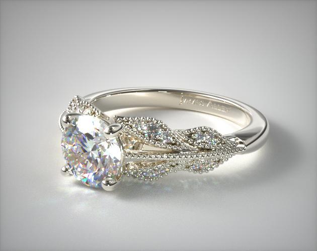 Antique Platinum Engagement Rings