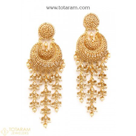 Indian Gold Earrings Designs